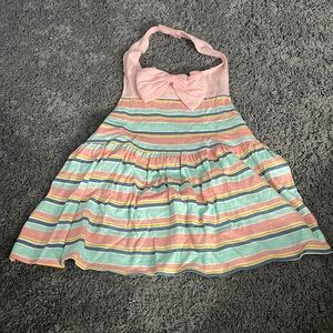 NWOT size XL pastel striped dog dress
